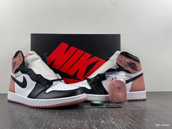 1st Kicks Rust Jordan 3599 Pink High Durable Retro 1 861428- 1024